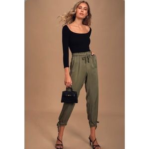 Lulu’s Olive Green Joggers!